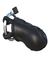 Jaula Extreme Silicone Cock Blocker Black - Fantasy C-Ringz